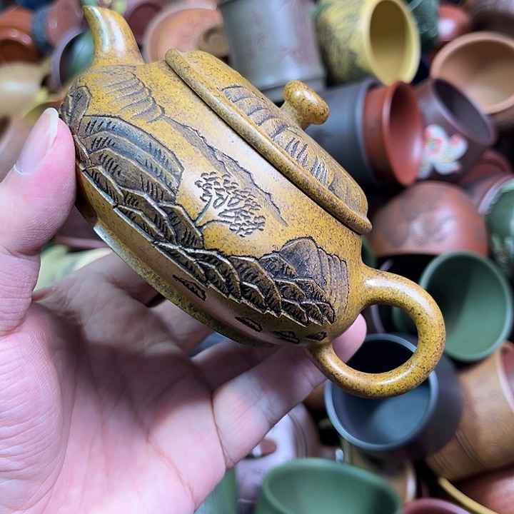 紫砂茶杯全手工紫砂主人杯