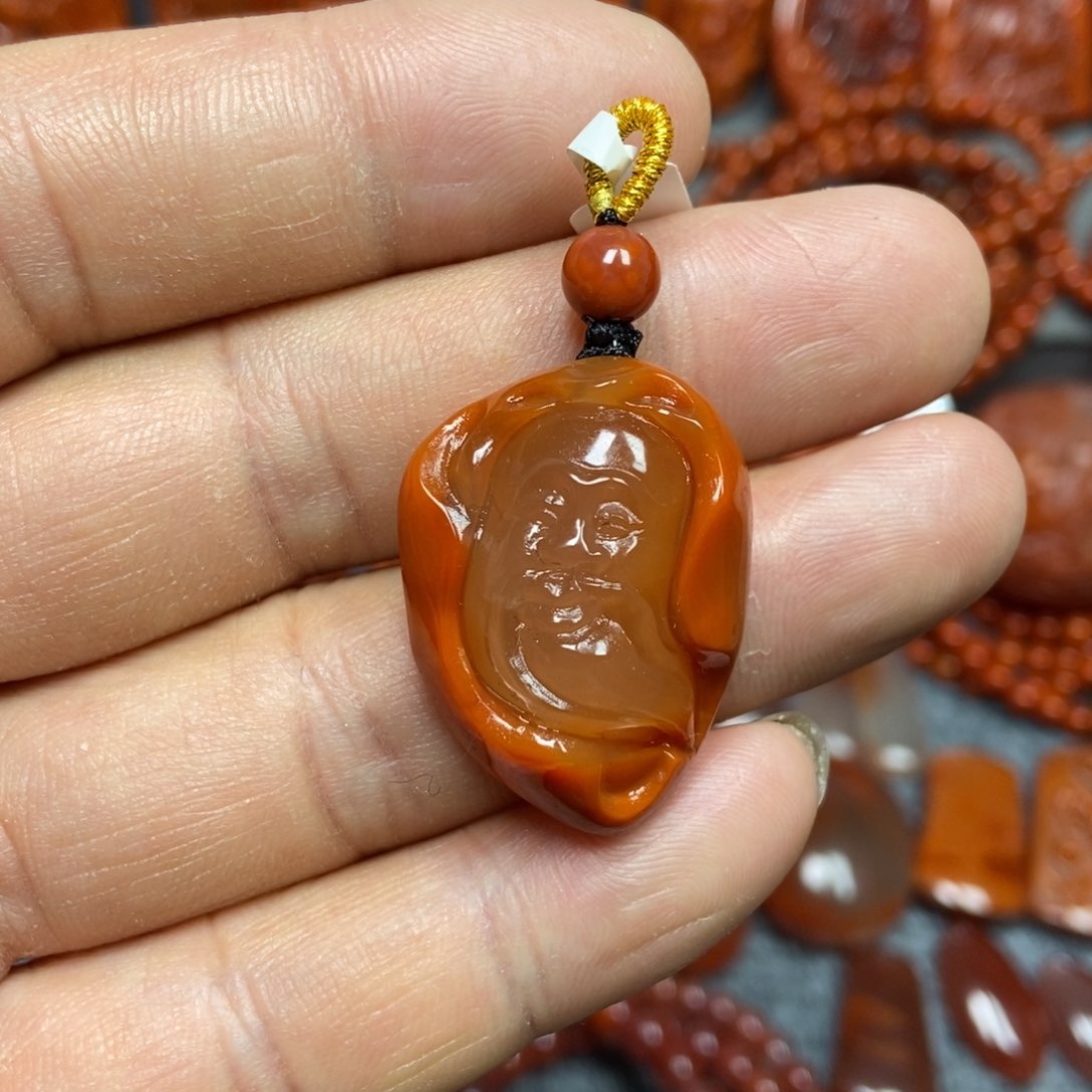 南红玛瑙吊坠(不含链)未镶嵌