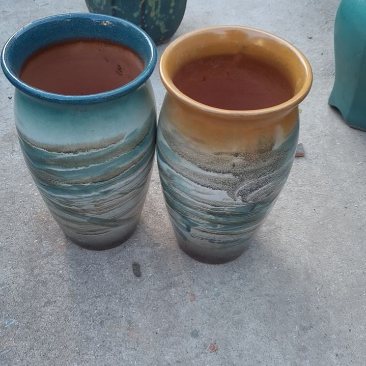 红陶14/26两个盆子