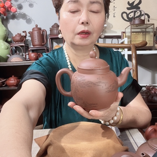 五***开茶壶底槽青原矿紫砂壶