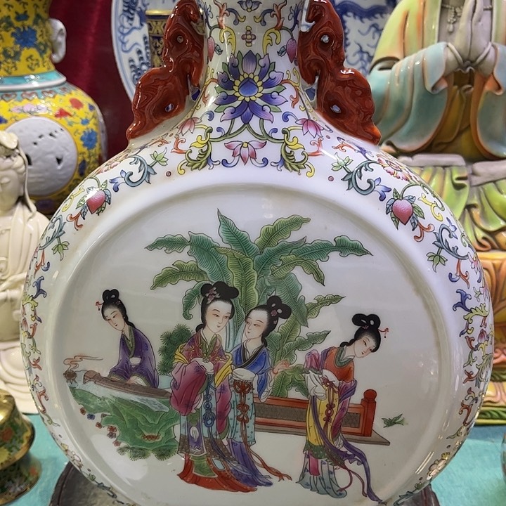 盖碗摆件摆件摆件瓷器