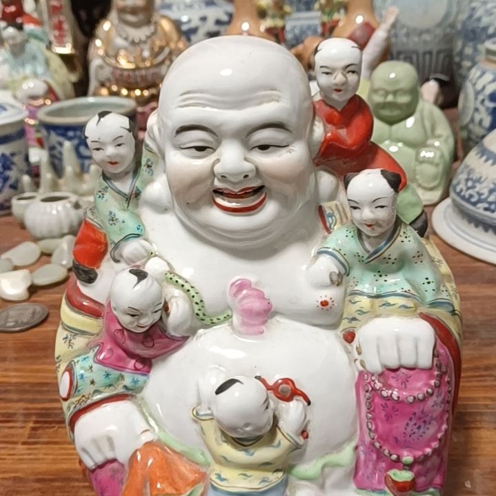 陶摆件青花陶瓷摆件青花陶瓷摆件粉彩