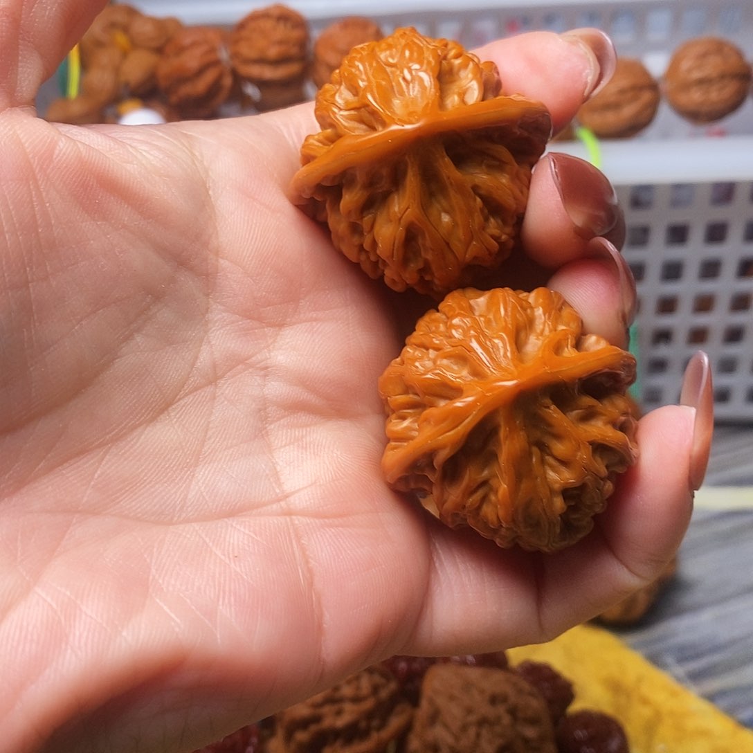 吊坠文玩核桃玉龙粗筋37