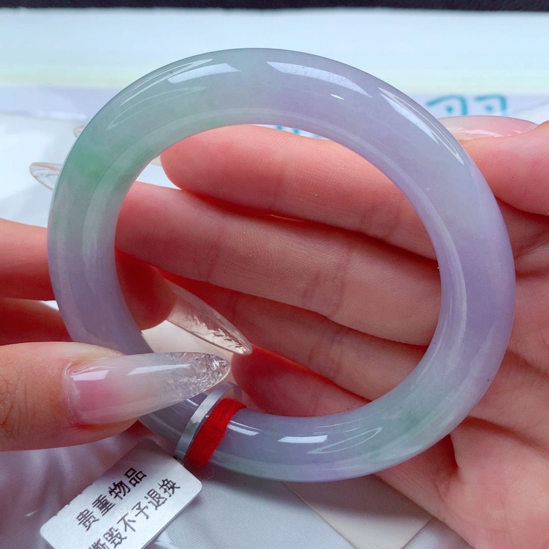 翡翠手镯未镶嵌天然缅甸翡翠A货手镯 3号