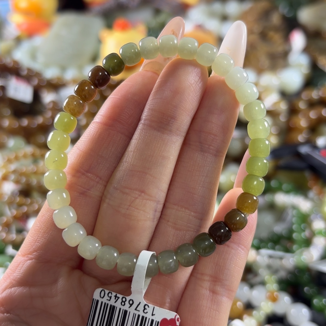 和田玉未镶嵌手串329