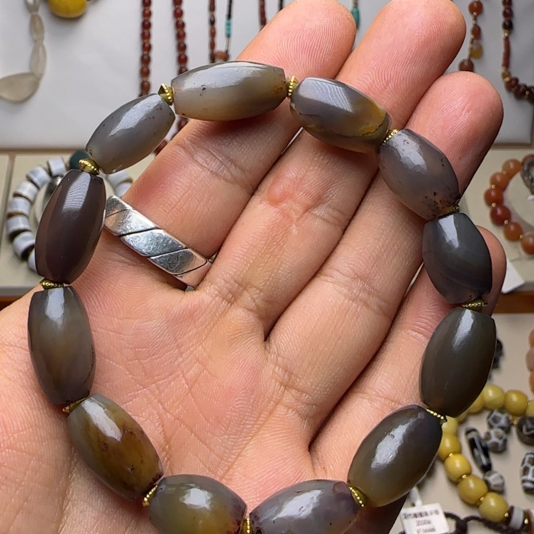 玛瑙/玉髓手链未镶嵌玛瑙手串