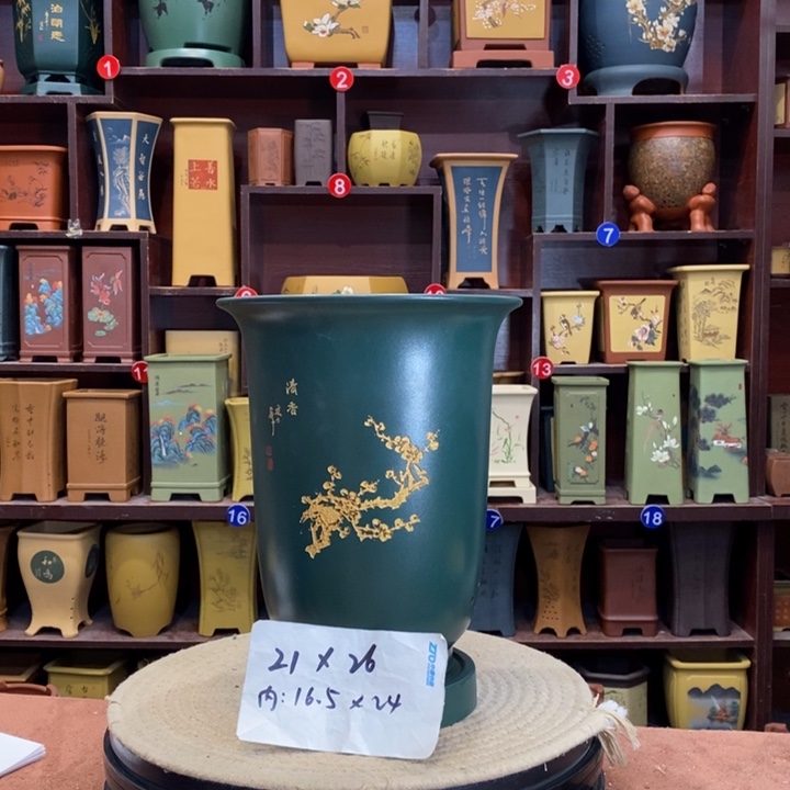 紫砂花盆紫砂花盆