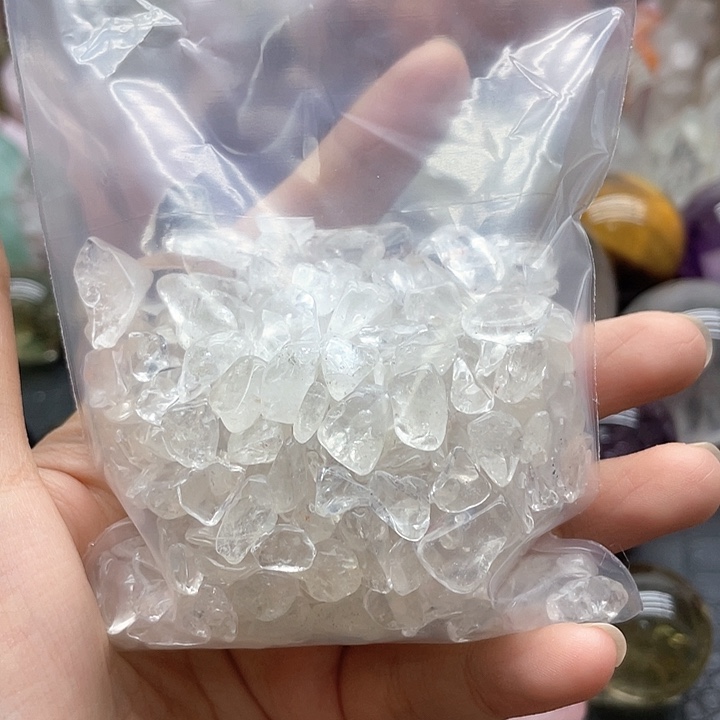水晶珠宝半成品未镶嵌16白水晶碎石