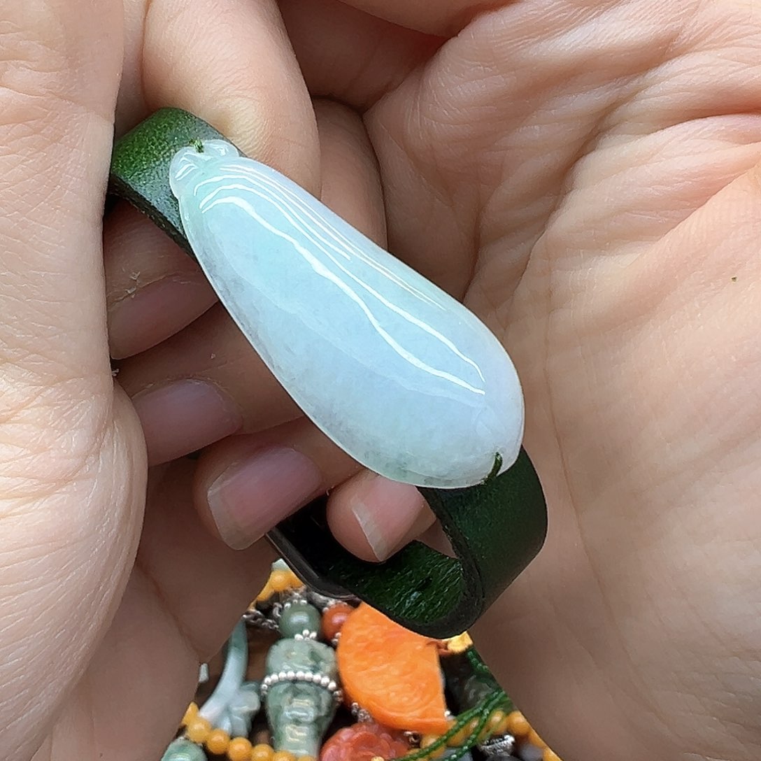 翡翠戒指未镶嵌炸