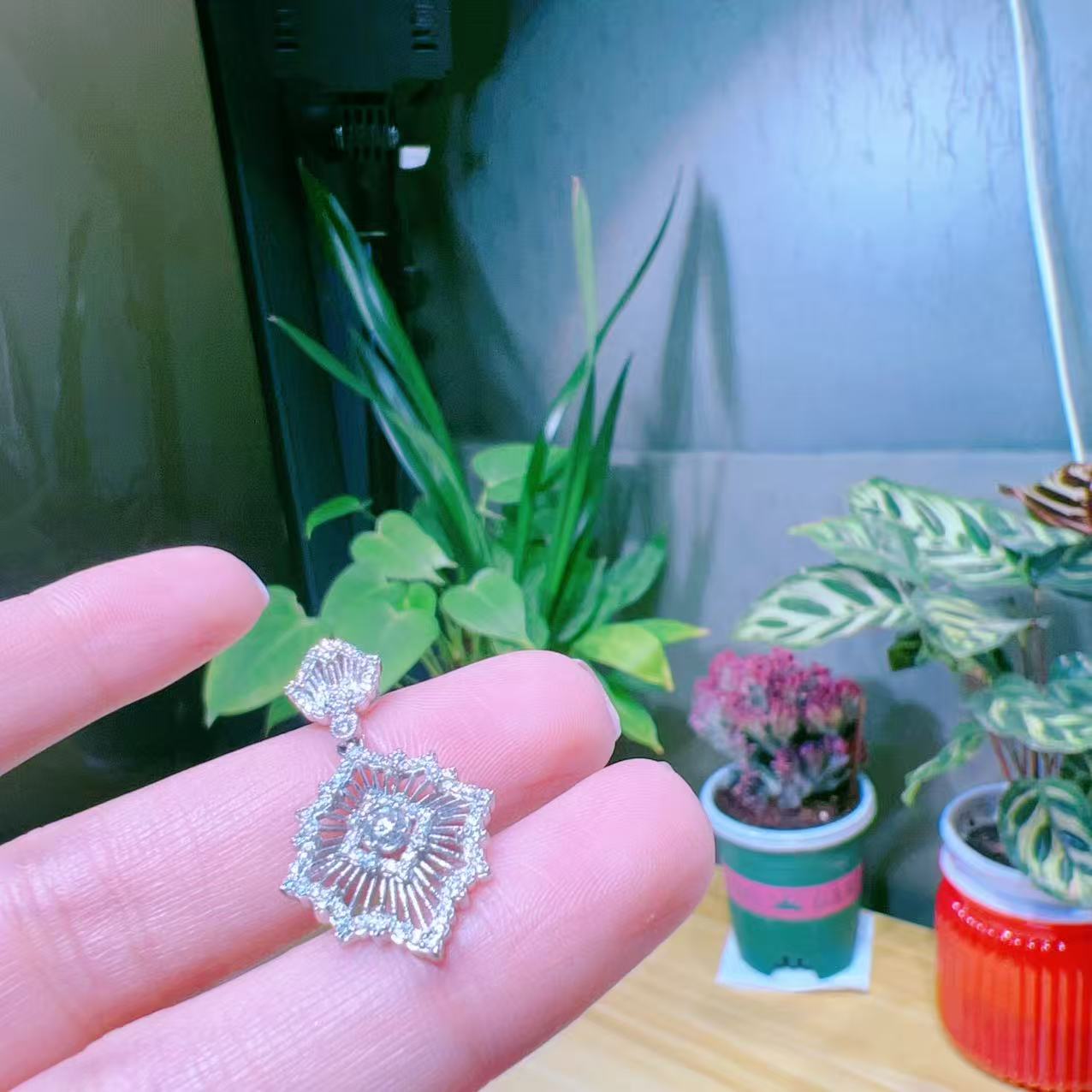 铂金Pt950吊坠   3.88克