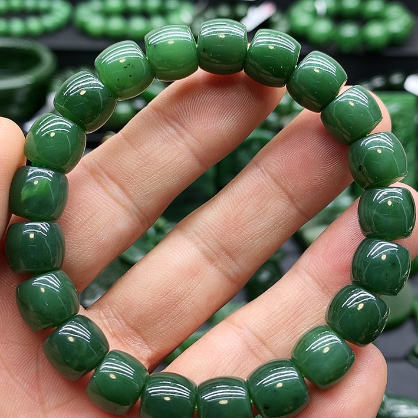 【闪购商品】和田玉（碧玉）手链未镶嵌