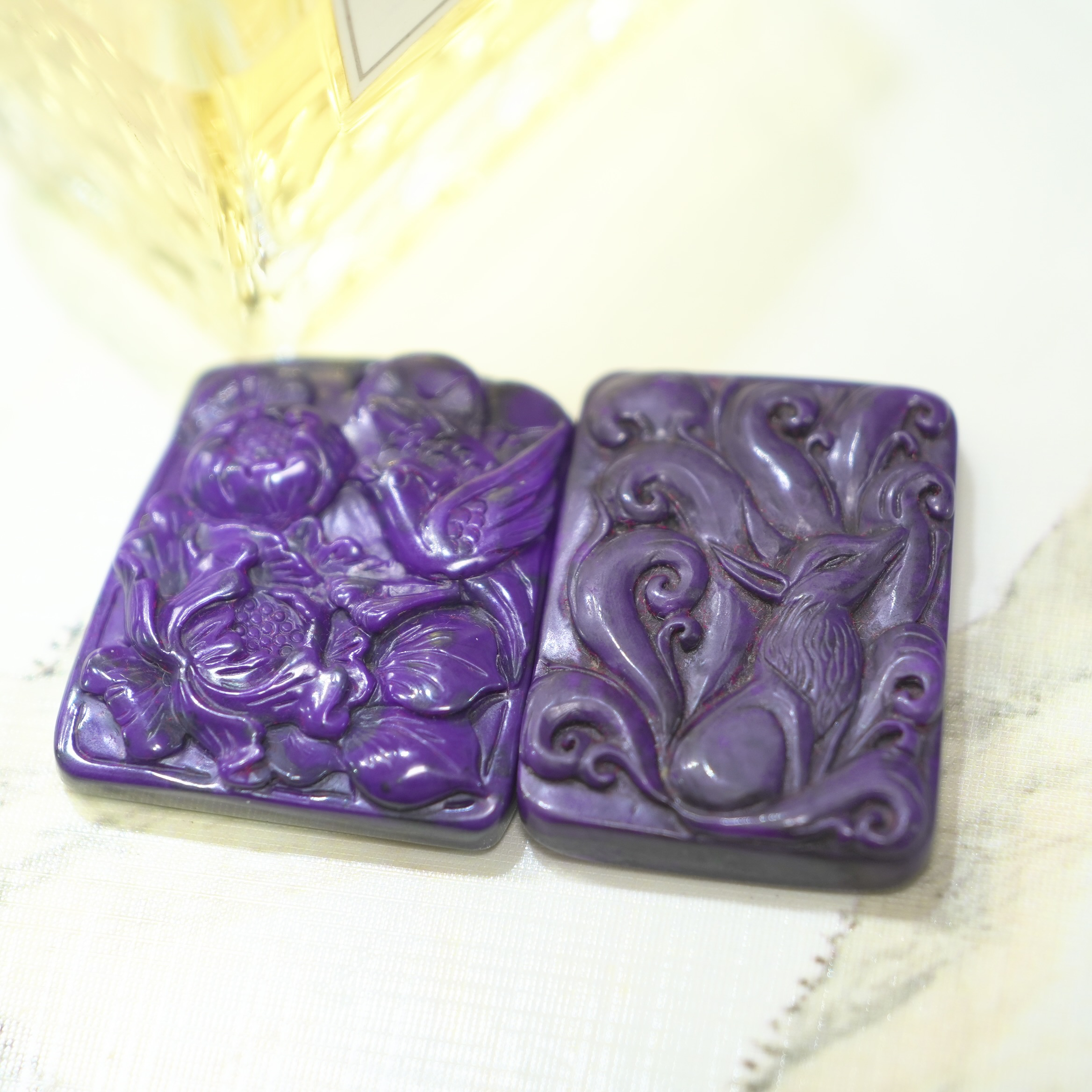 舒俱来吊坠，老油料，雕刻饰品，3186666