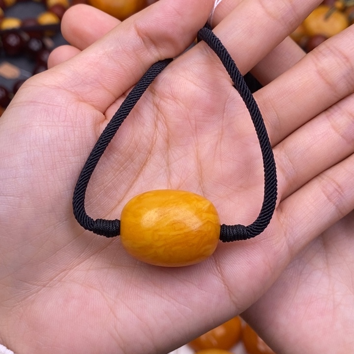 灰***灰琥珀未镶嵌裸石蜜蜡M