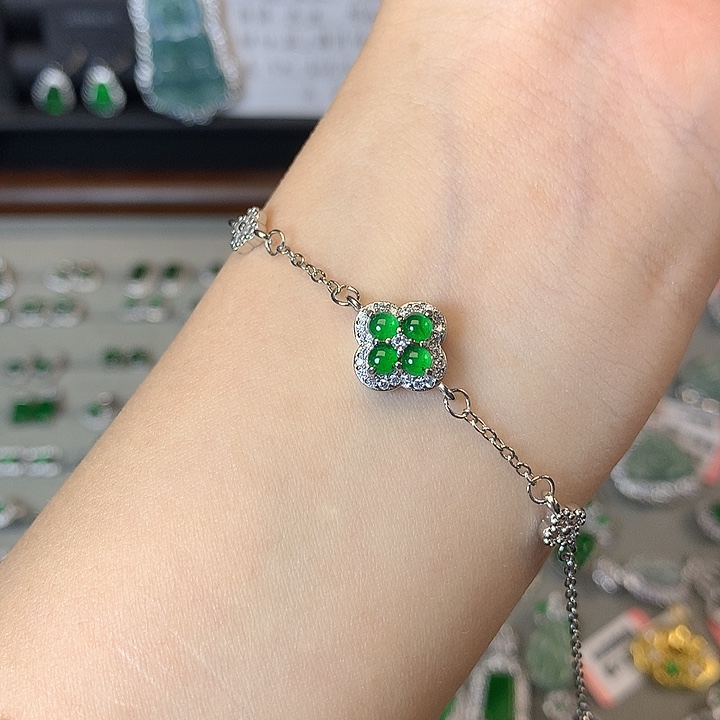 翡翠未镶嵌手链手链