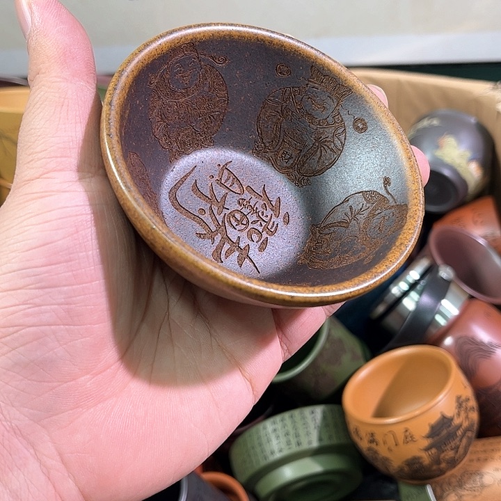 茶杯紫砂全手工紫砂主人杯