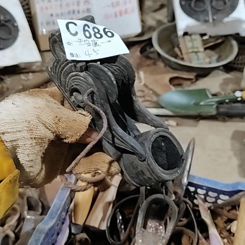 一***华老墨斗木头老墨斗45