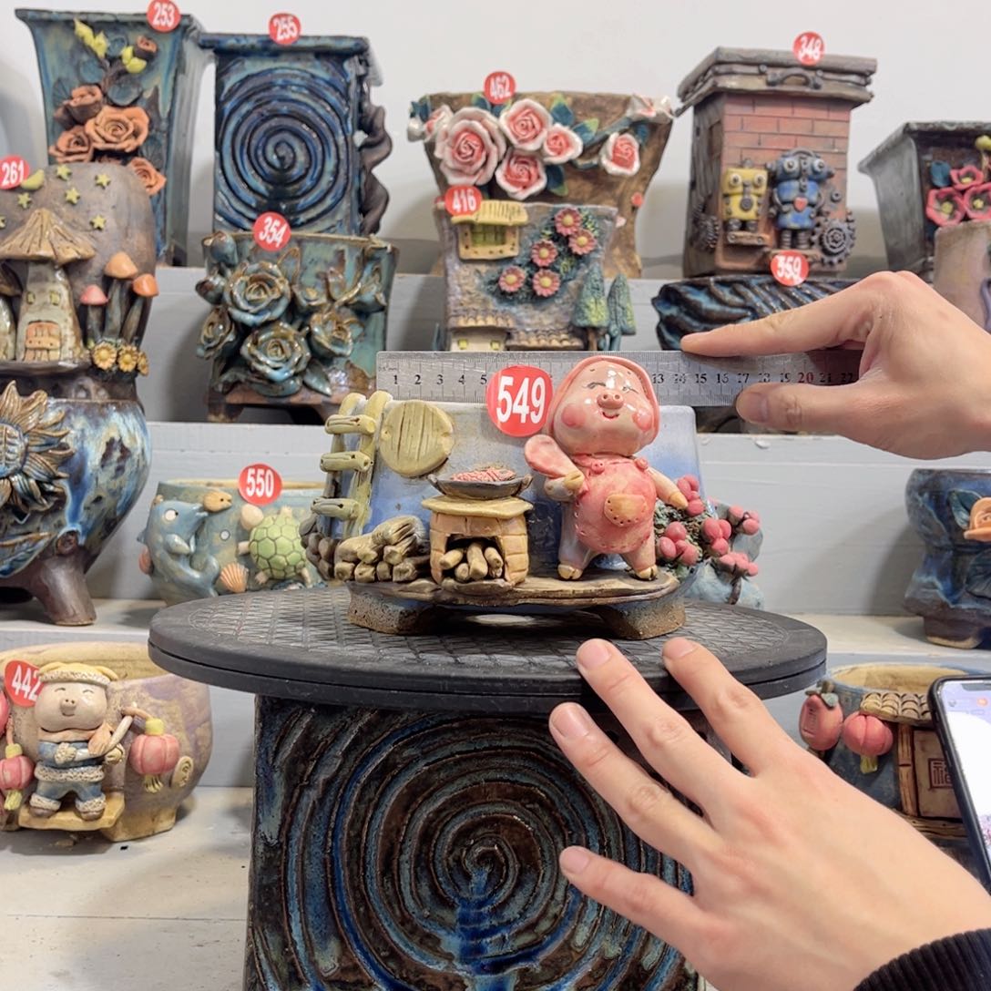 陶瓷549 号陶然花盆