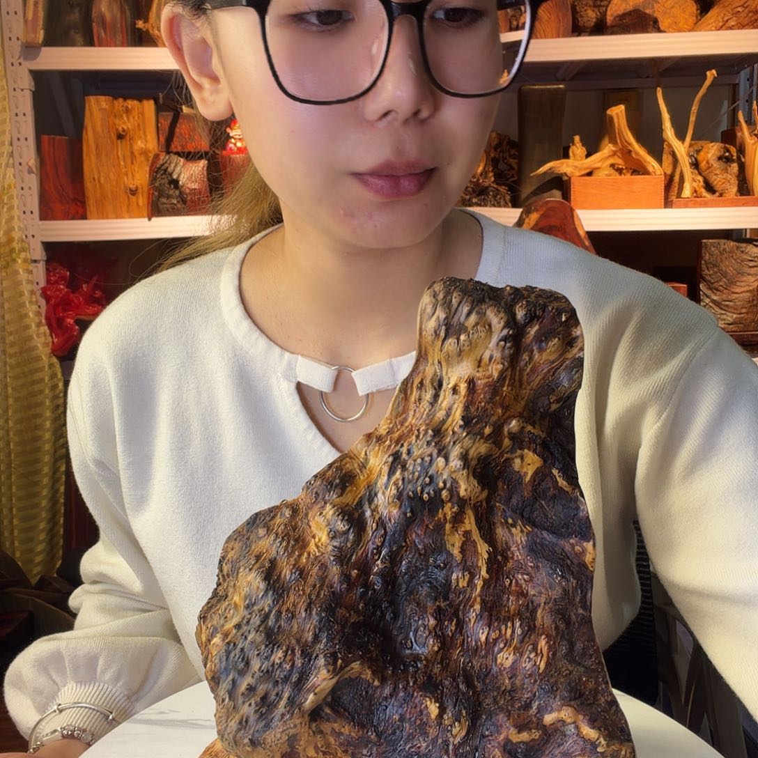 紫檀木类端景台寒*墨