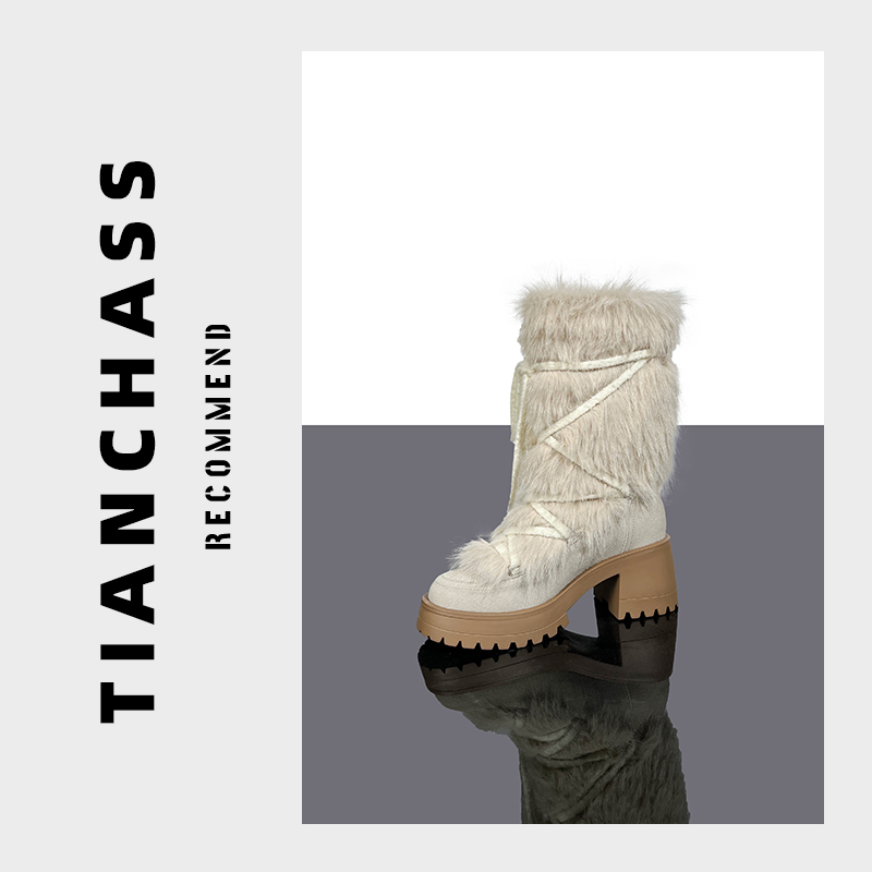 F*en*d家｛雪国来信｝25超新无同款古早俄式贵气毛毛靴