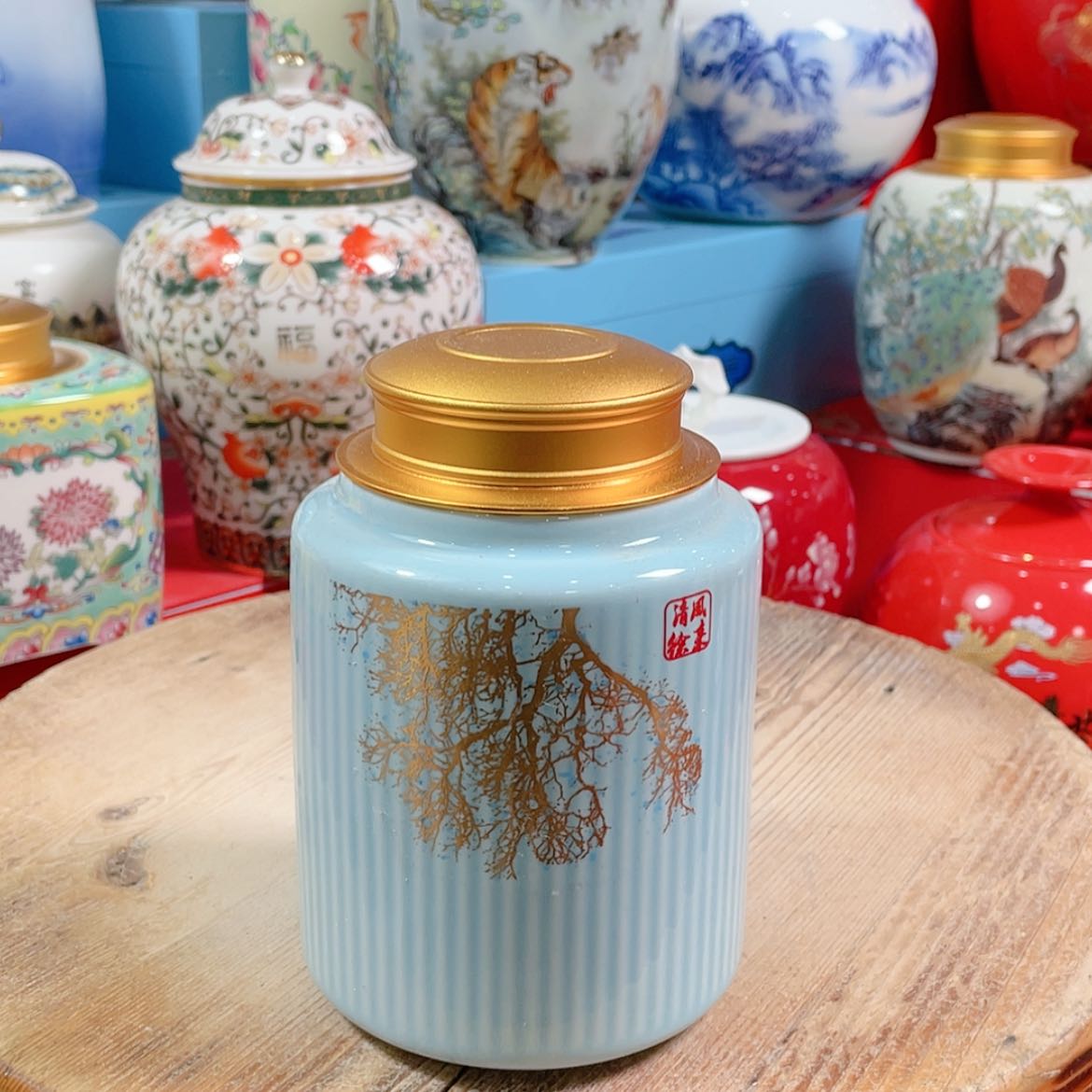 【闪购商品】罐陶瓷茶叶罐密封罐