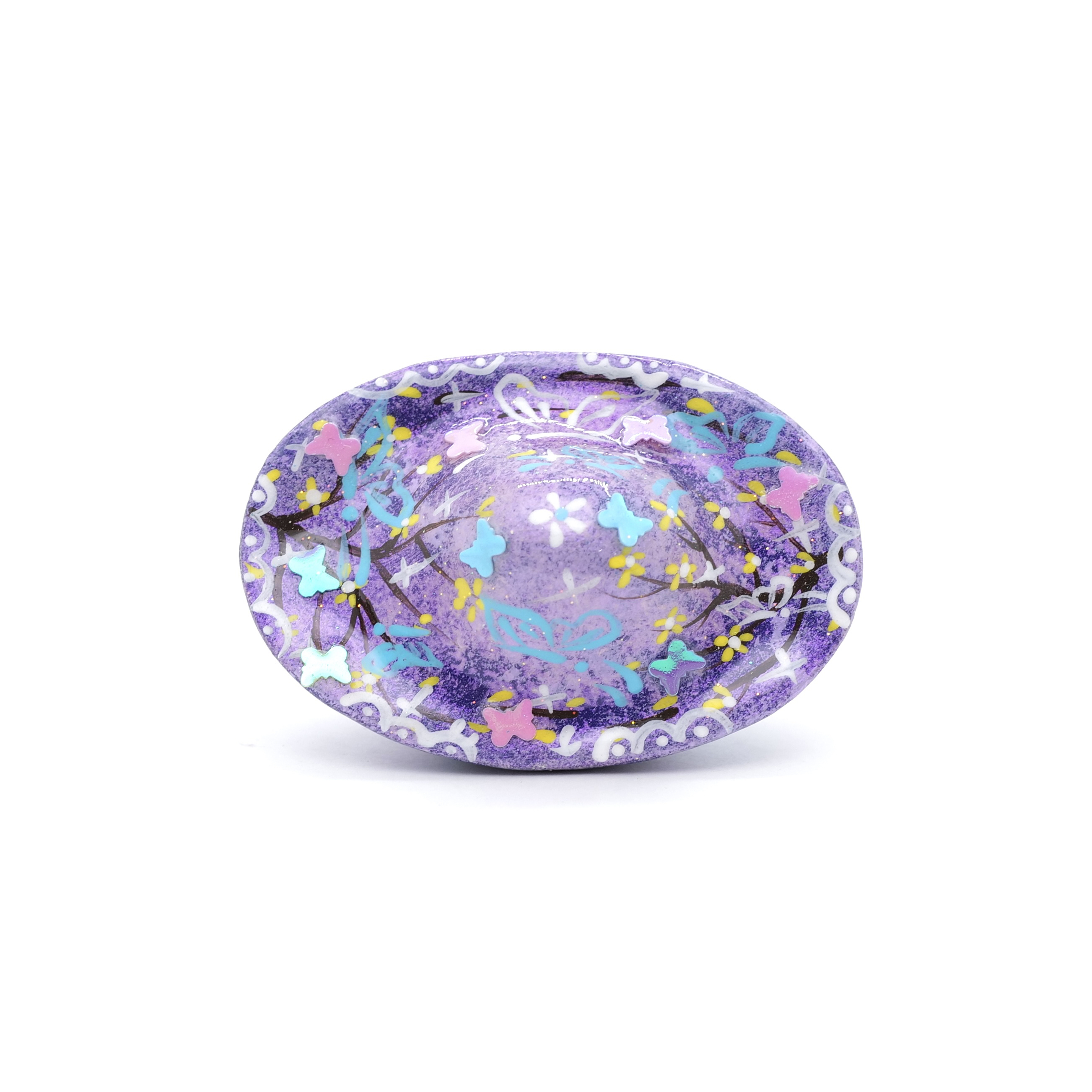 王甜心《元宝》系列艺术石膏摆件作品，手工绘制，仅一件