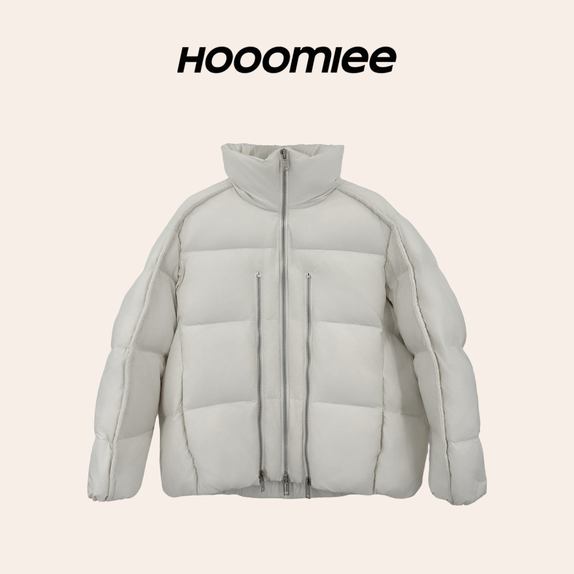 Hooomiee 蓬松棉花糖 90白鸭绒百搭长袖女士羽绒服ZY-HM8635