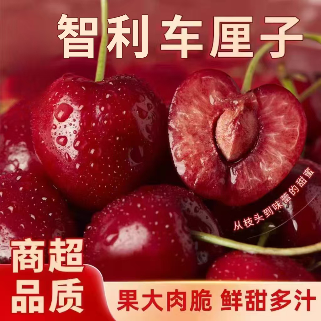 【智利车厘子明天到】智利车厘子进口新鲜脆甜多汁J-4J 5斤装今天拍明天到