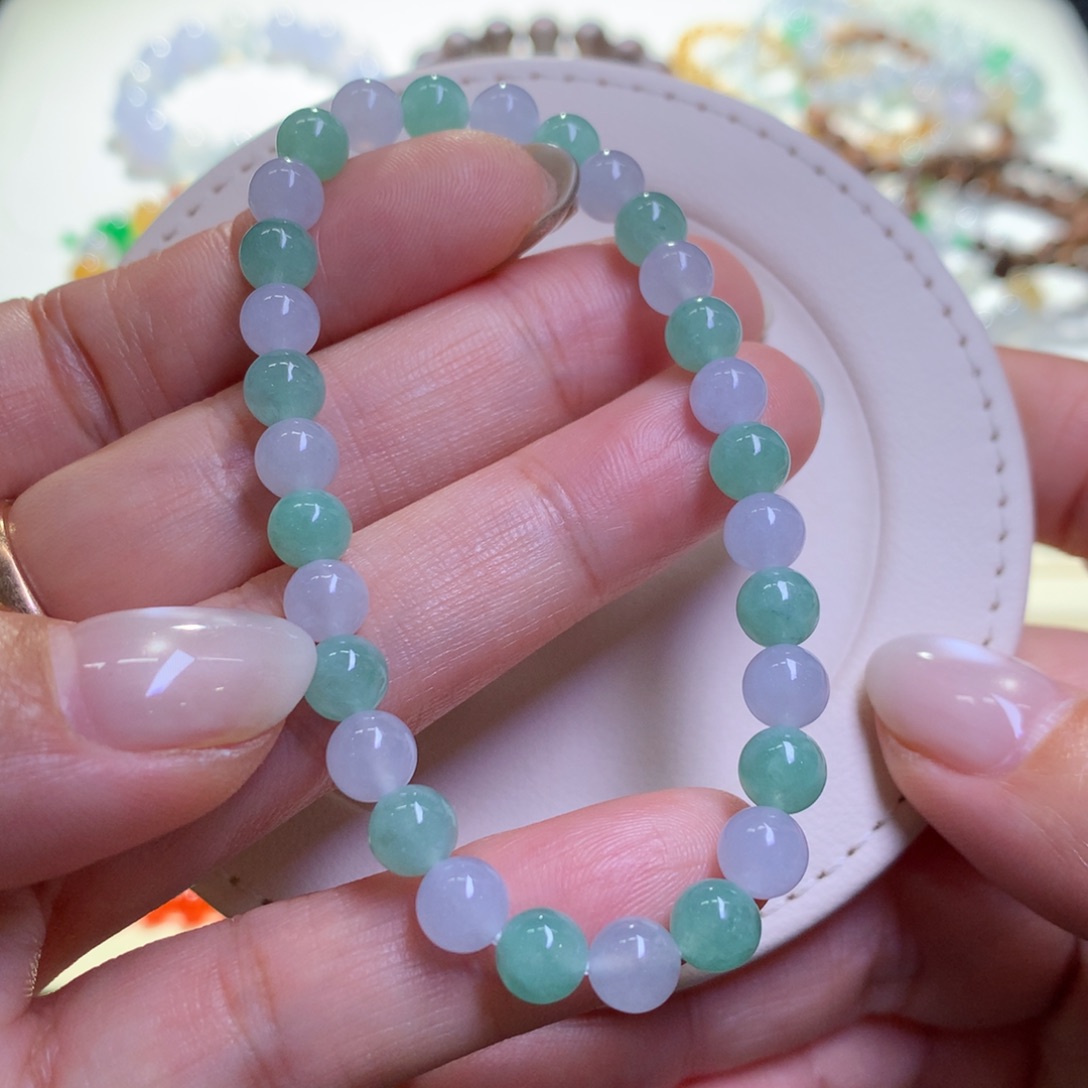 未镶嵌手链翡翠翡翠手串卡6.2