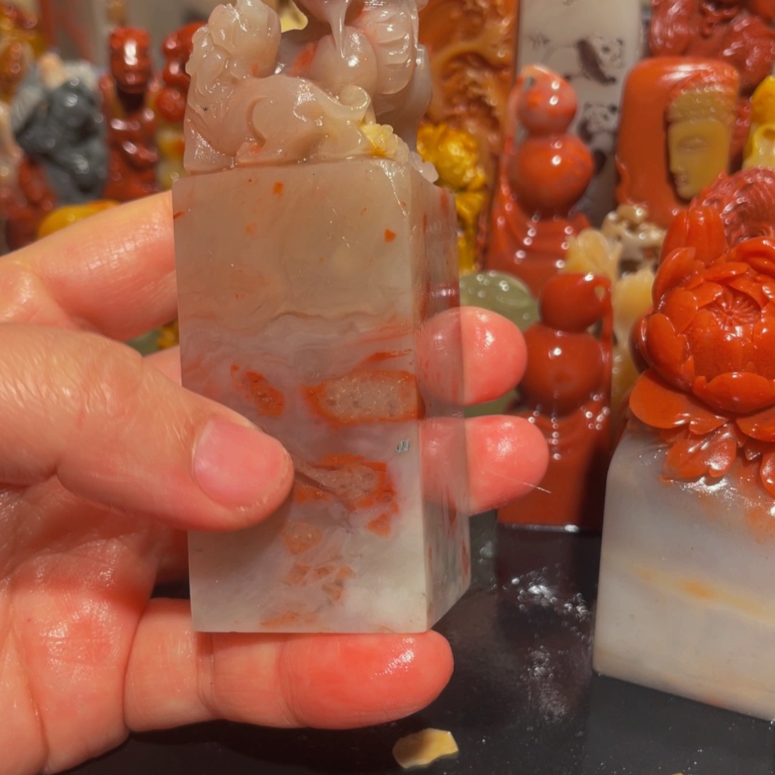 寿山石印石精美寿山