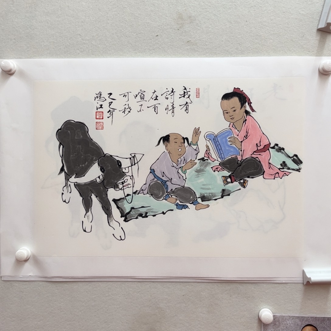 国画陈鸿江老师作品