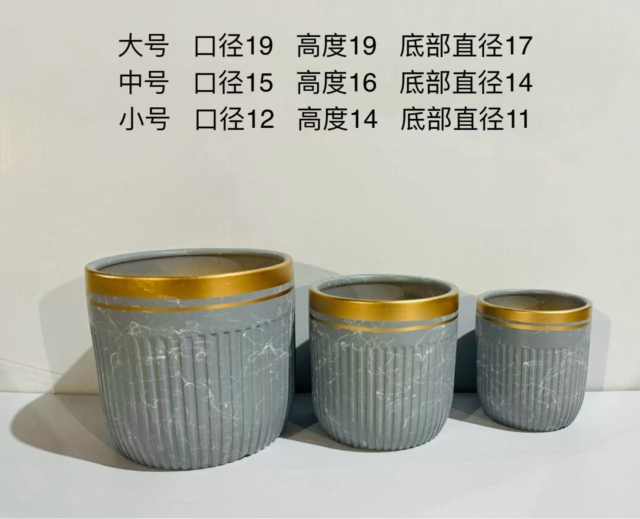 简约风格特大号花盆可用于室内外种植龙血树幸福树等绿植
