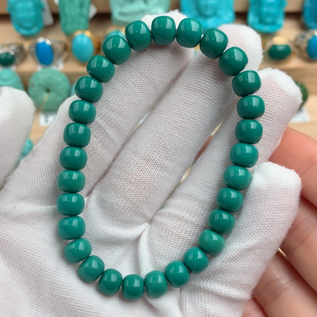 绿松石配饰未镶嵌7mm