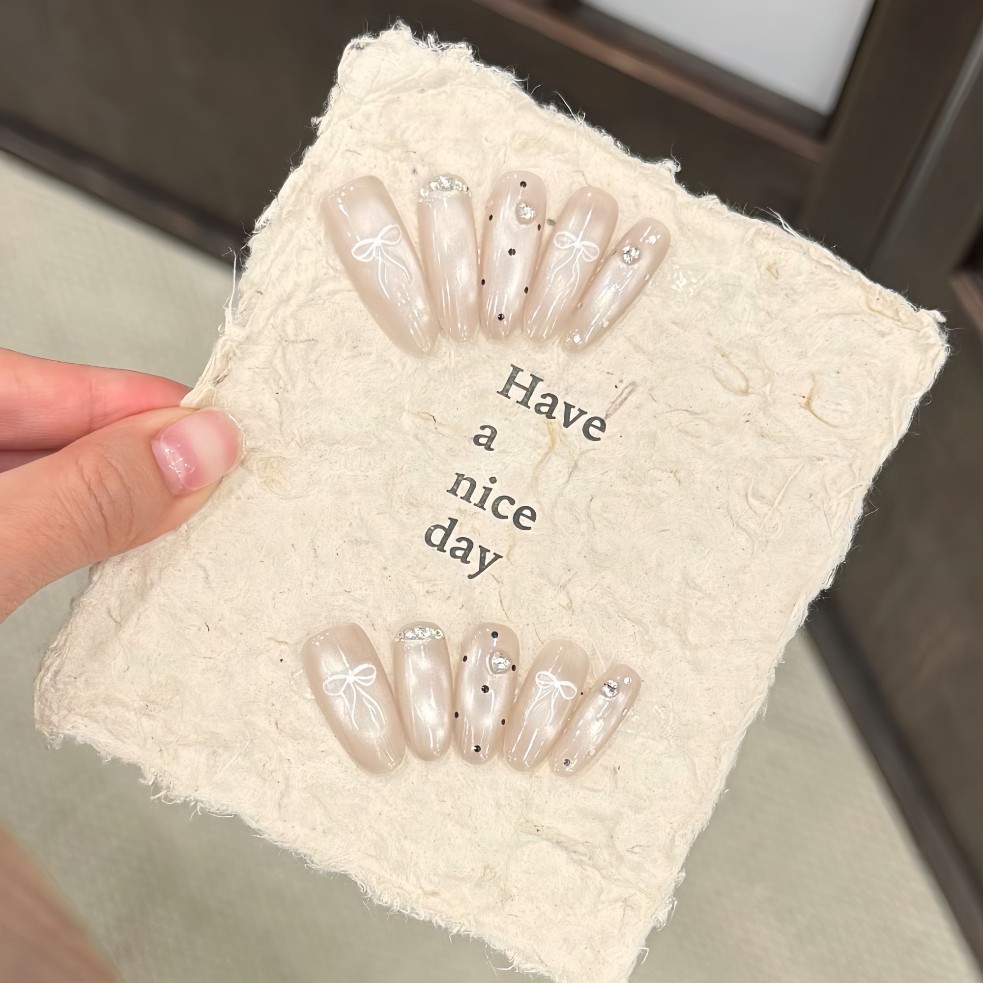 《赫本晚宴》纯手工穿戴甲