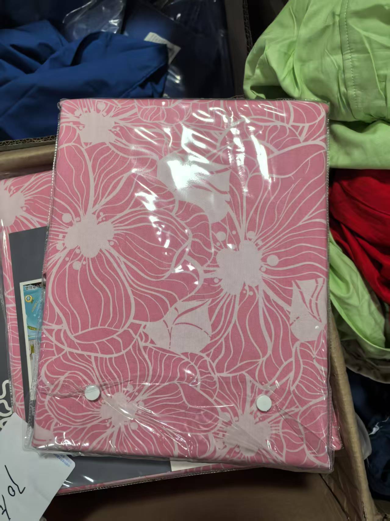 《厚广家》3楼160×220粉色花纹全棉床单 发1个