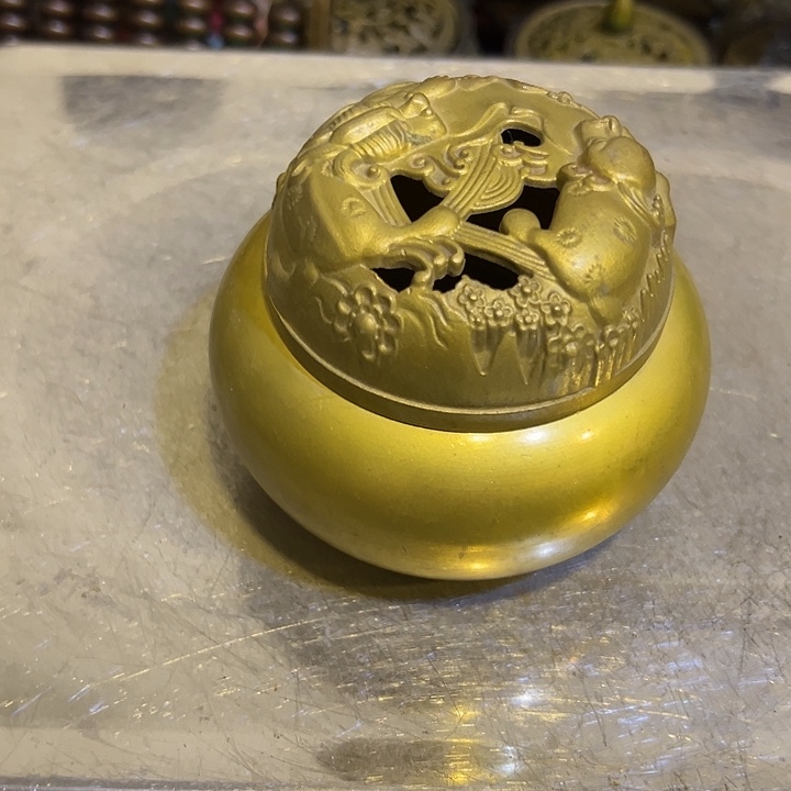 黄铜摆件，文房工艺品摆件