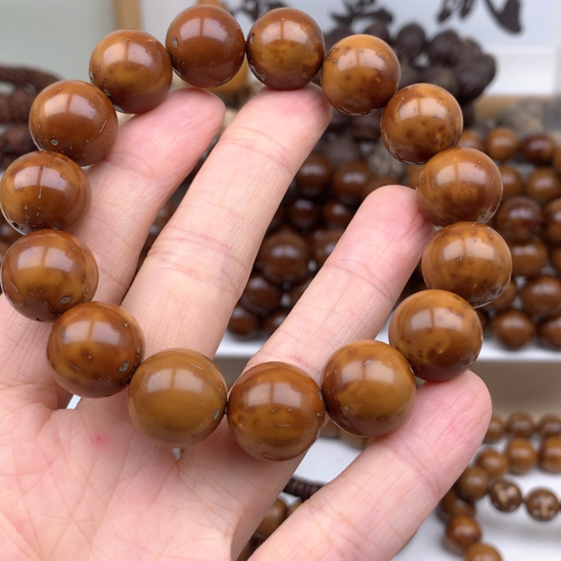 【闪购商品】紫金鼠手串欧*特价13半实心油核手串