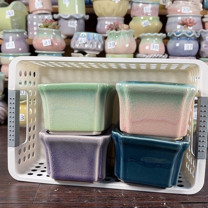 陶瓷量货/口8高7深浅搭配发4