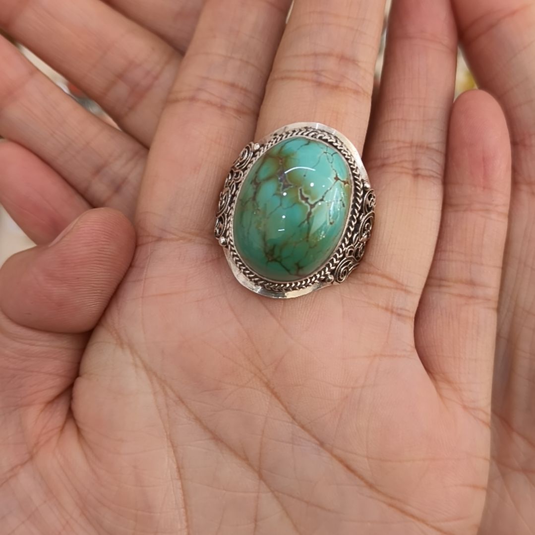 绿松石未镶嵌戒指
