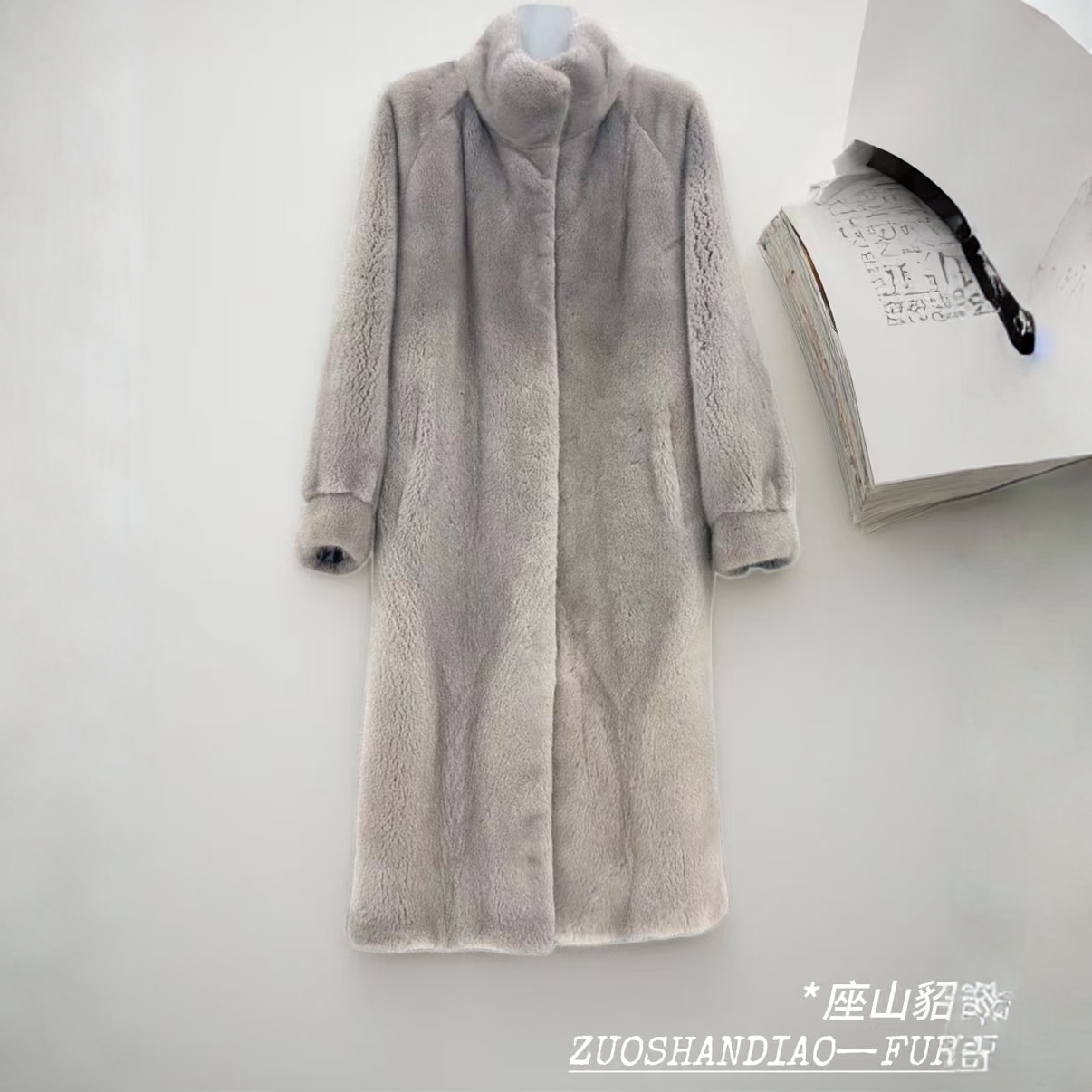 2025新款进口天鹅绒丹麦xxp色短二整貂貂皮大衣女装禅意仙气飘飘