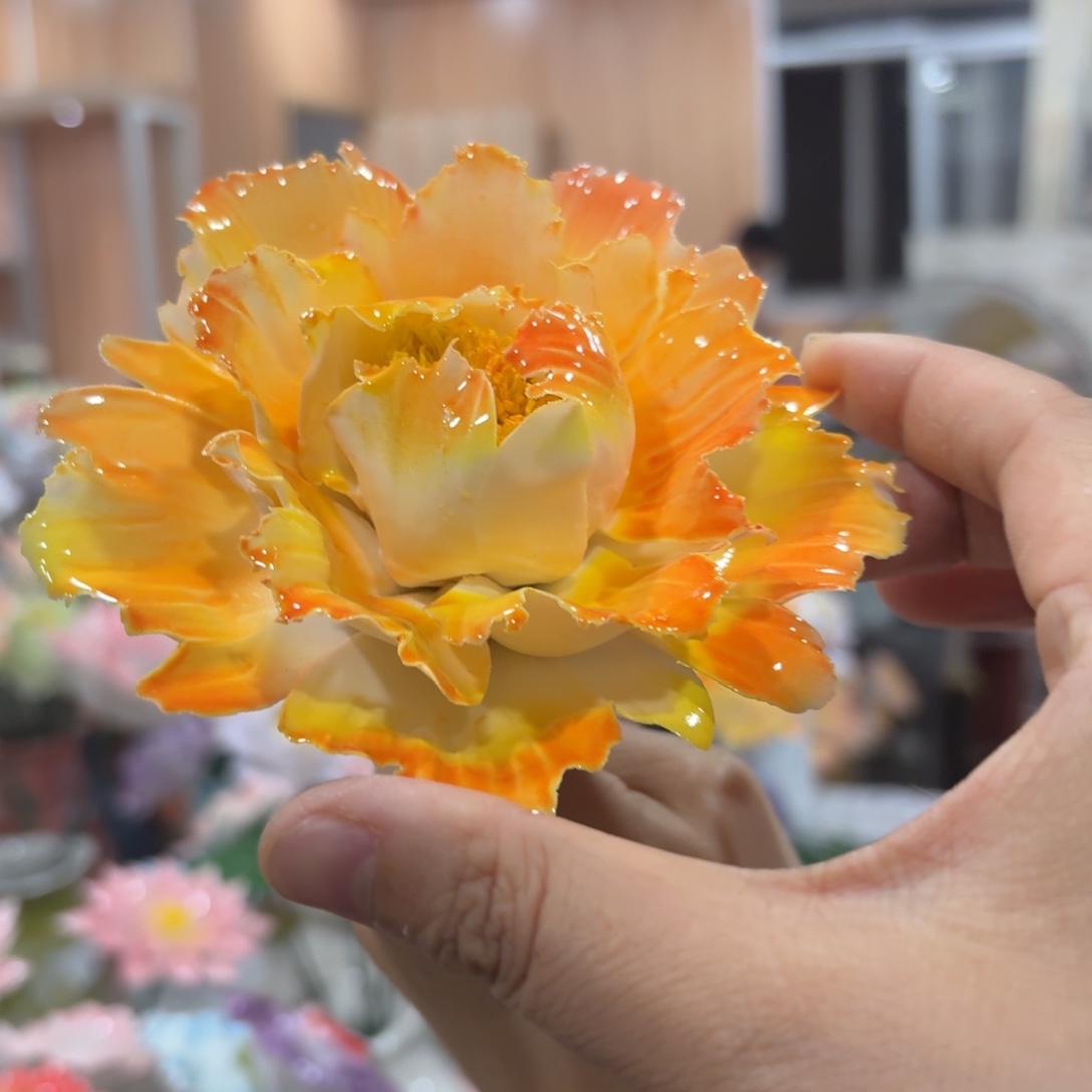 陶瓷花，20元发货，退款拉黑