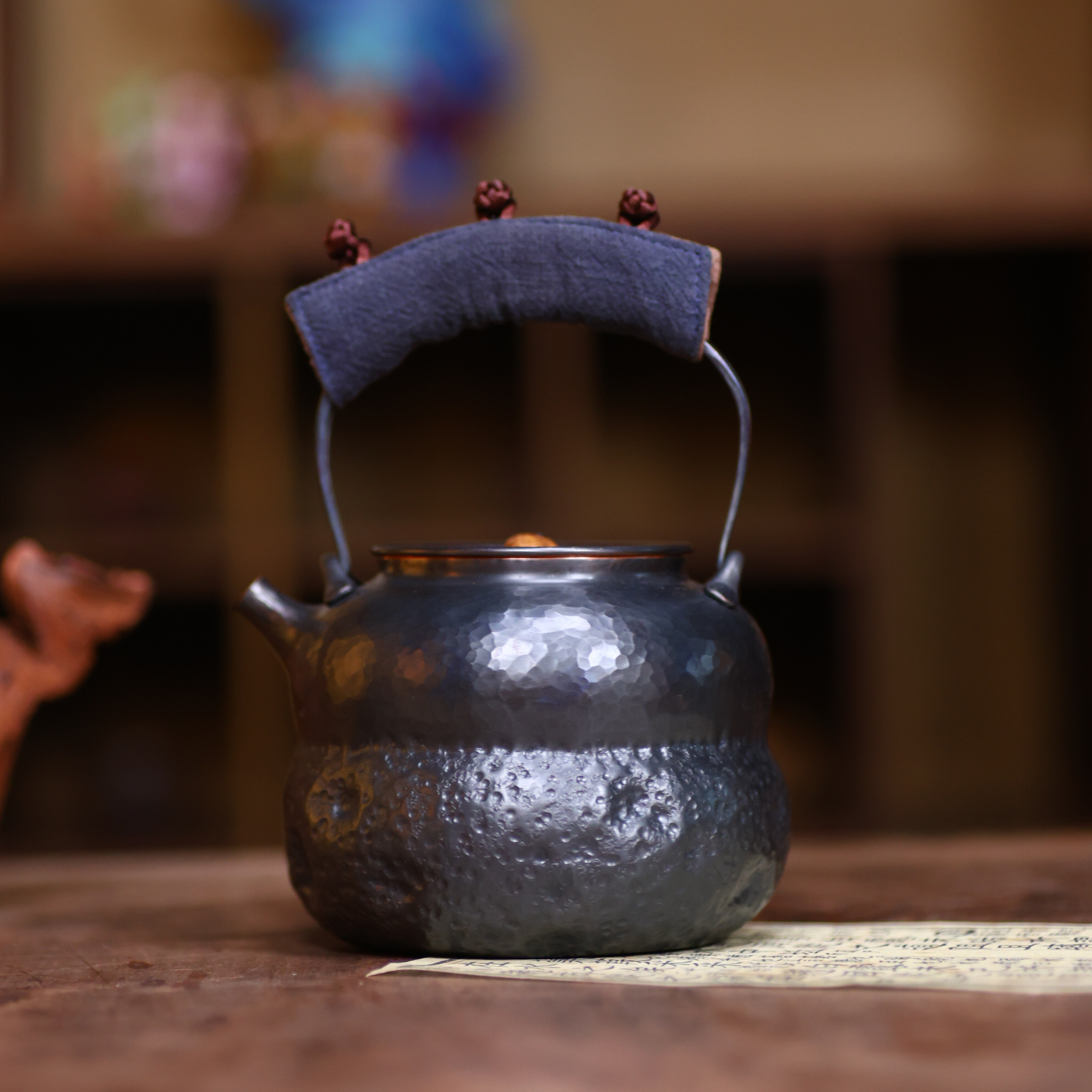 【福器】紫铜福禄壶