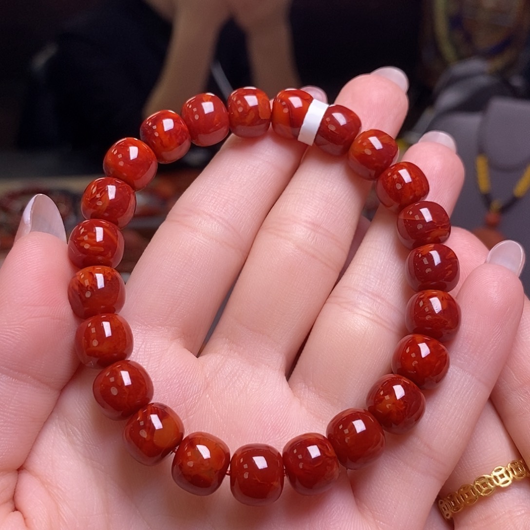 南红玛瑙手串未镶嵌9mm