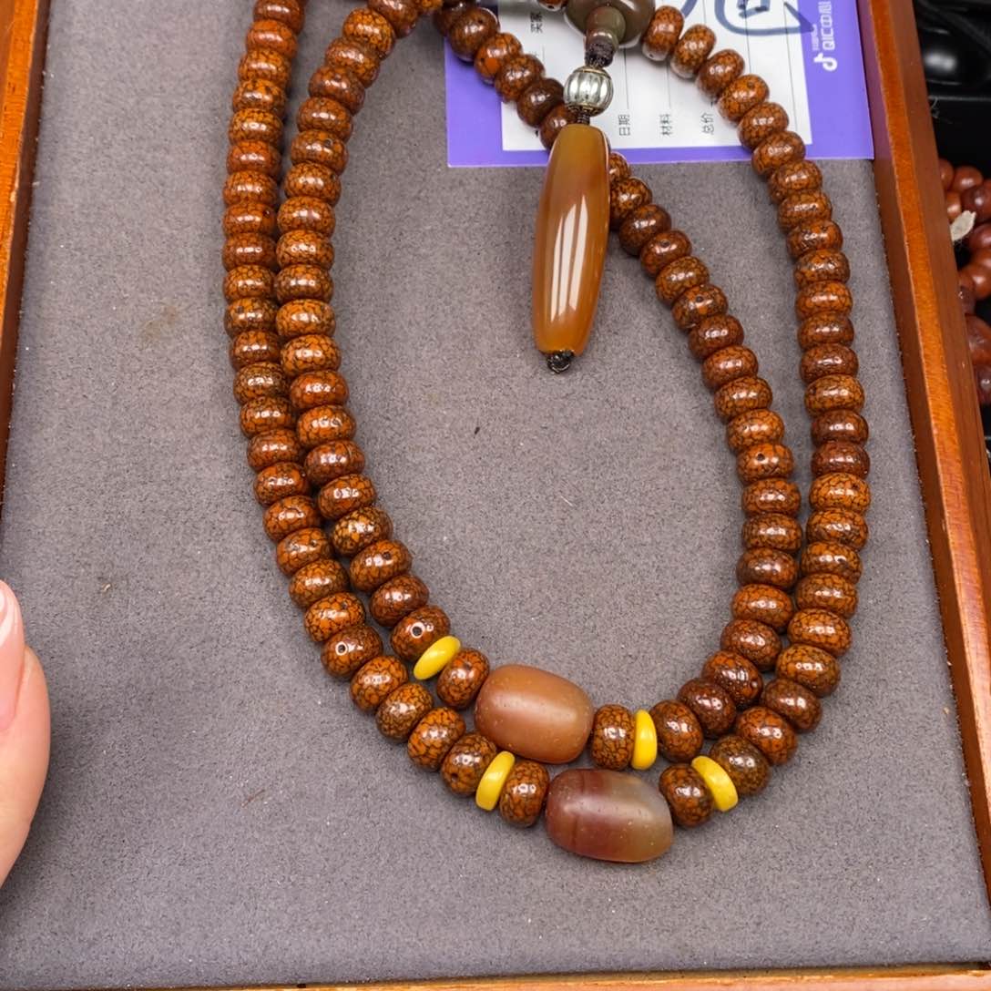 星月菩提吊坠前**下星月