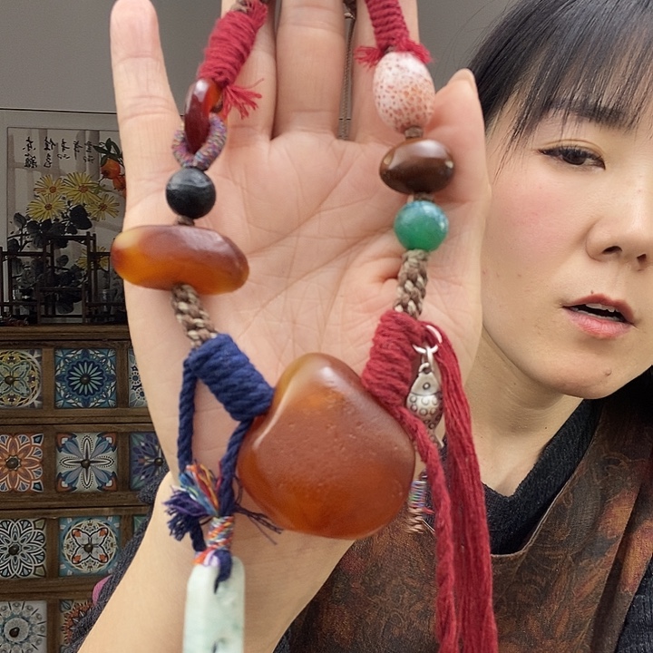 未镶嵌蜜蜡项链项链