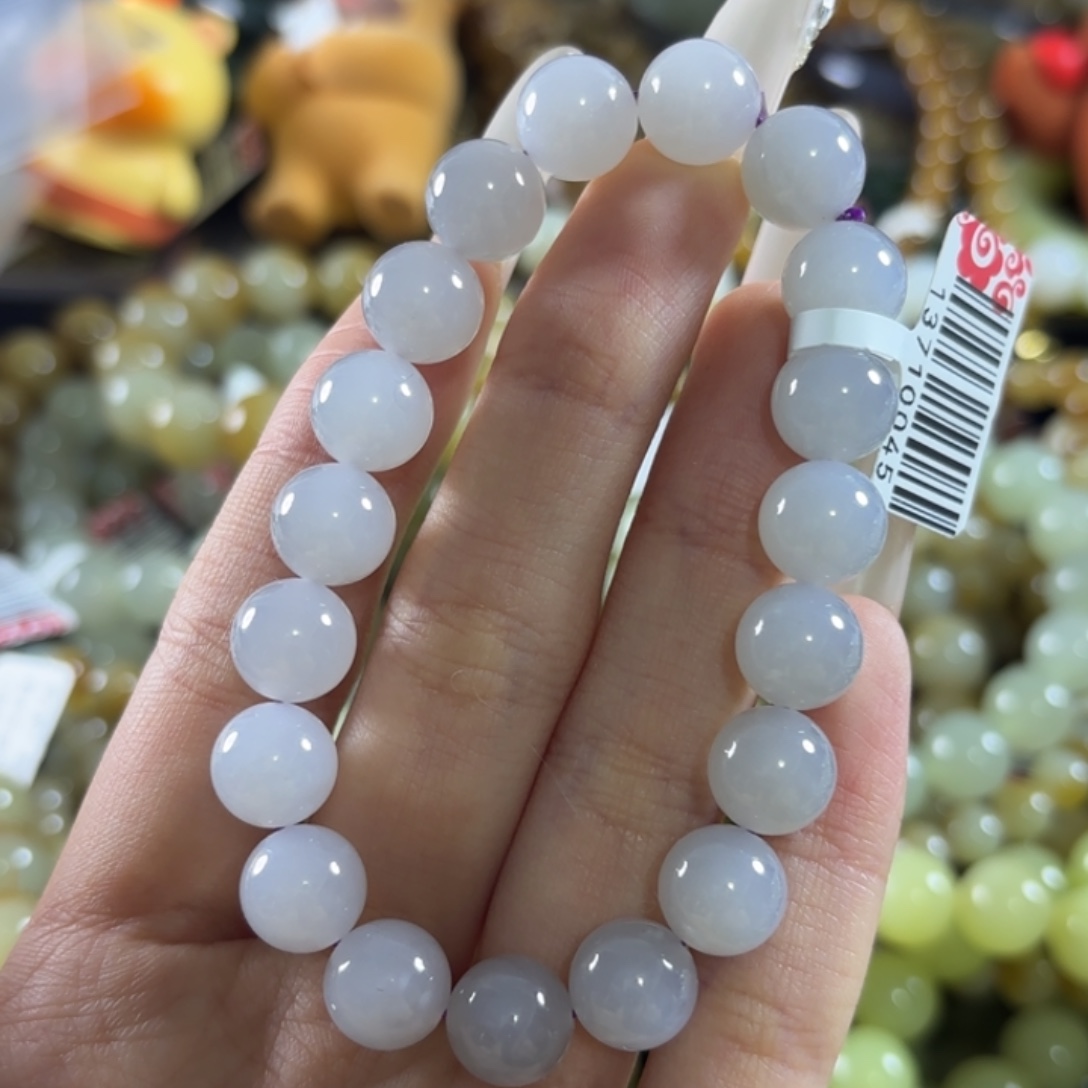 和田玉未镶嵌手链465