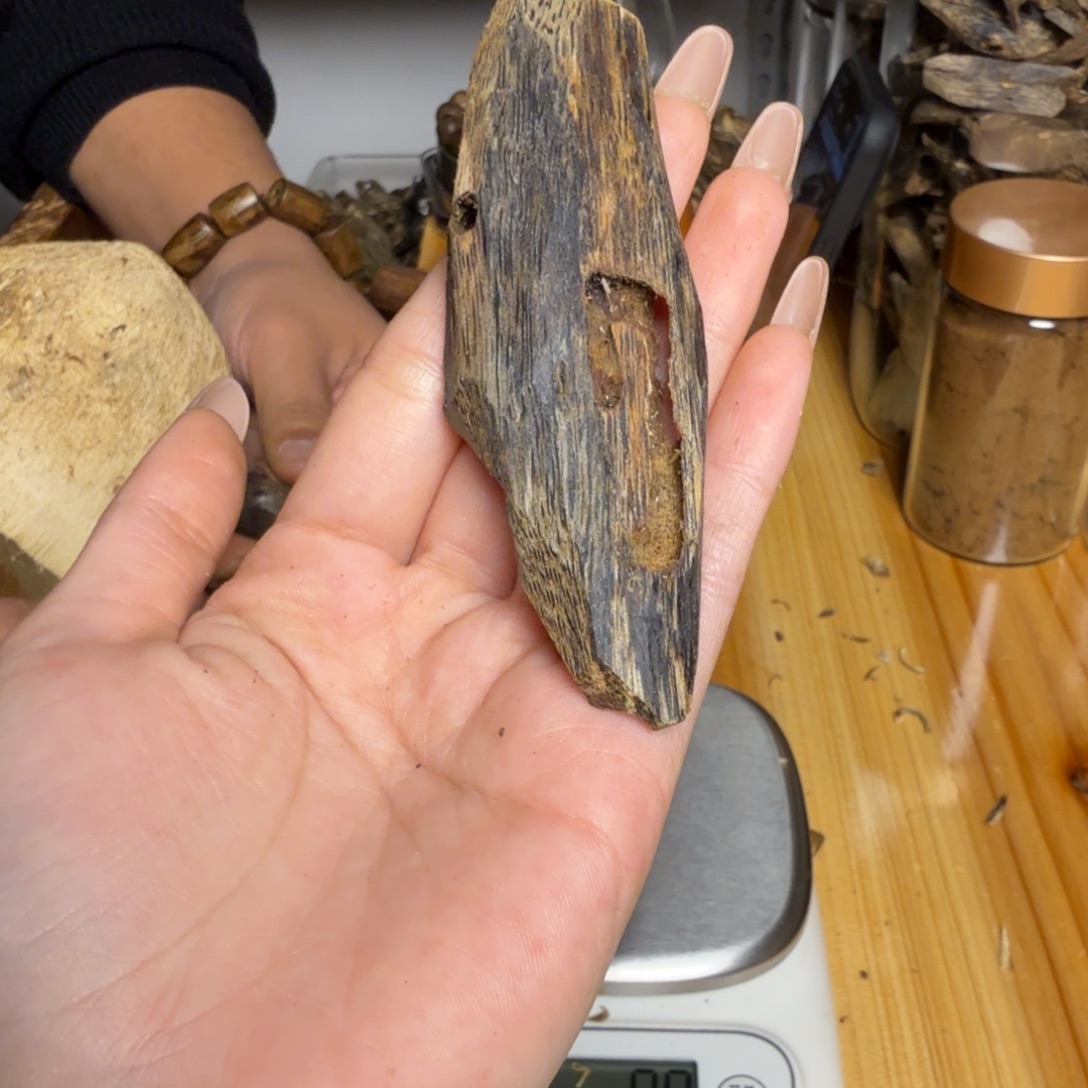 沉香白奇虫漏10克