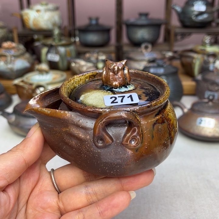 壶裸柴烧陶瓷茶具