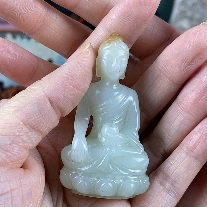 大***生和田玉（糖玉）未镶嵌挂件