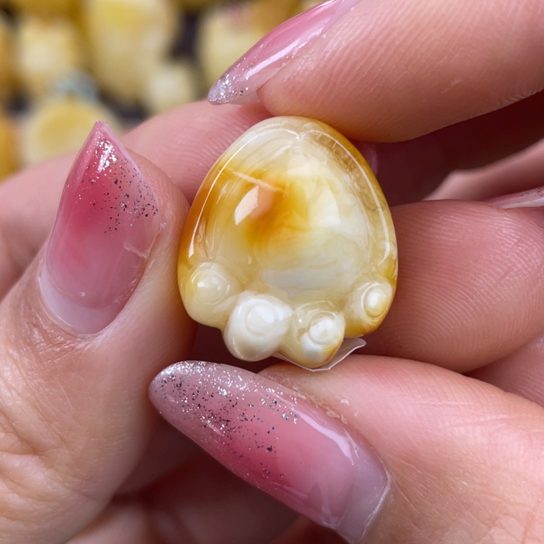 琥珀裸石未镶嵌蜜蜡