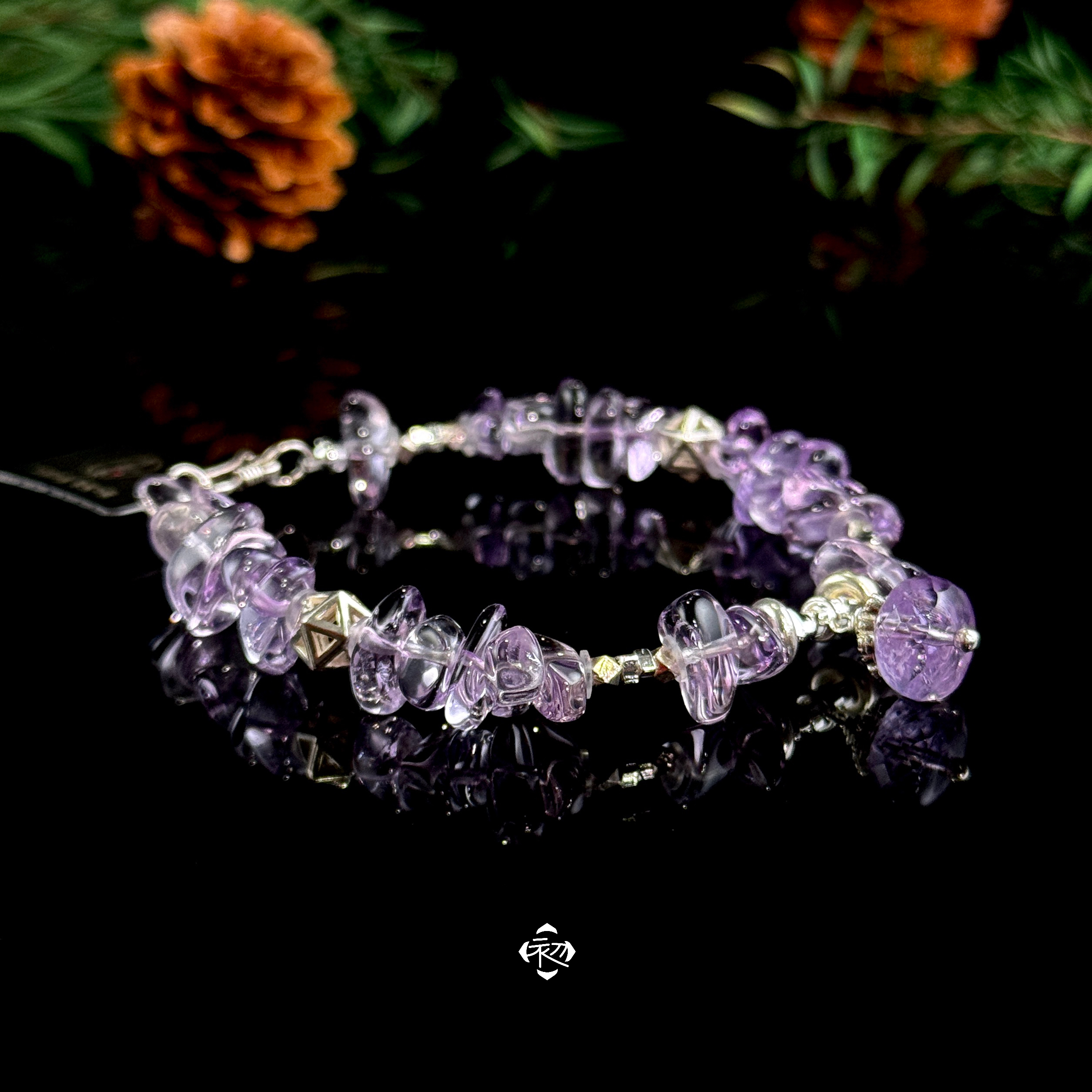 F455S「慧生·慧色」紫罗兰 全净体 紫水晶 手链